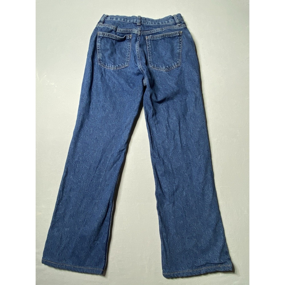MNG Mango Matilda Wide Leg Jeans Women's US‎ 6 Blue High Rise - Picture 13 of 14